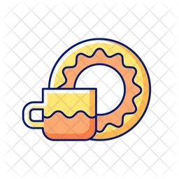 Cup And Saucer  Icon