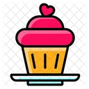 Cup Cake Date  Icon