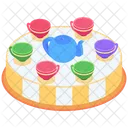 Cup Chair Comfortable Seating Icon