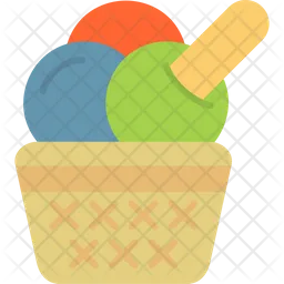 Cup ice cream  Icon