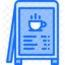 Cup Stand Board  Icon