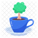 Tea Cup Cup Tree Coffee Cup Icon
