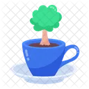 Tea Cup Cup Tree Coffee Cup Icon