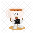 Cup Logo Mascot Camera Pose Camera Icon