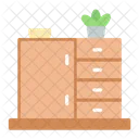 Furniture Cabinet Interior Icon