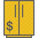 Money Cupboard Flat Icon