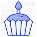 Cupcake Birthday Cake Icon