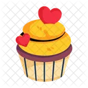 Muffin Cupcake Valentine Food Icon