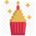 Cupcake Party Birthday Icon