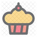 Cupcake Pie Food Icon