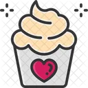 Cupcake Cake Love Icon
