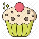 Cupcake Baking Frozen Dessert Icon