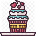 Cupcake Dessert Bakery Icon