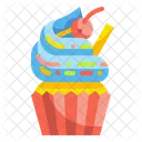 Cupcake Cake Pudding Icon