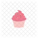 Cupcake Sweets Strawberry Icon
