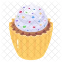 Easter Dessert Cupcake Muffin Icon