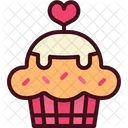 Cupcake Comida Sobremesa Ícone