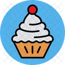 Cupcake Christmas Dessert Icon