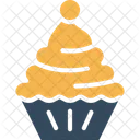 Cupcake Christmas Dessert Icon