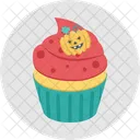 Cupcake De Halloween Postre Muffin Icono