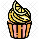 Cupcake De Limon Cupcake Pasteleria Icono