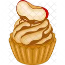 Postre Cupcake Casero Icono