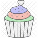 Cupcake Love Valentinesday Icon