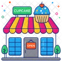Cupcake Shop Cupcake Store Marketplace Icon