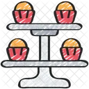 Cupcake Stander Cupsakes Gebacken Symbol