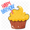 Cupcake Sweet Celebration Icon