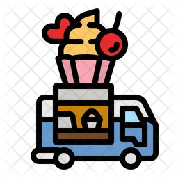 Cupcake Truck  Icon