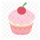 Cupcake Easter Vector Icon