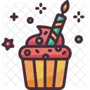 Cupcakes Birthday Pastry Icon