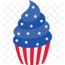 Cupcakes 4th Of July Independence Day Icon