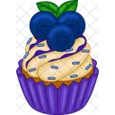 Postre Cupcake Casero Icono