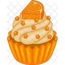 Cupcakes de laranja  Ícone