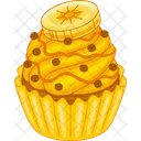 Postre Cupcake Casero Icono