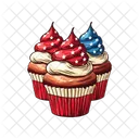 Cupcakes de temática americana  Icono