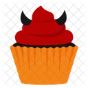 Boulangerie Mal Cupcake D Halloween Icône