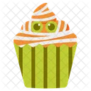 Cupcakes Momie Dhalloween Boulangerie Cupcake Dhalloween Icône