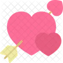Cupid Heart Romantic Icon