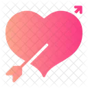 Cupid Arrow Love Icon