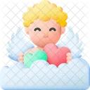 Cupid Love Heart Icon