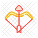 Cupid Bow Arrow Icon