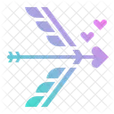 Bow Arrow Cupid Icon