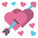 Cupid Love Heart Icon