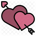 Cupid Arrow Heart Arrow Love Icon