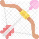 Cupid Bow Arrow Bow Icon