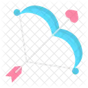 Cupid Bow Arrow Icon