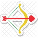 Cupid Bow Heart Icon